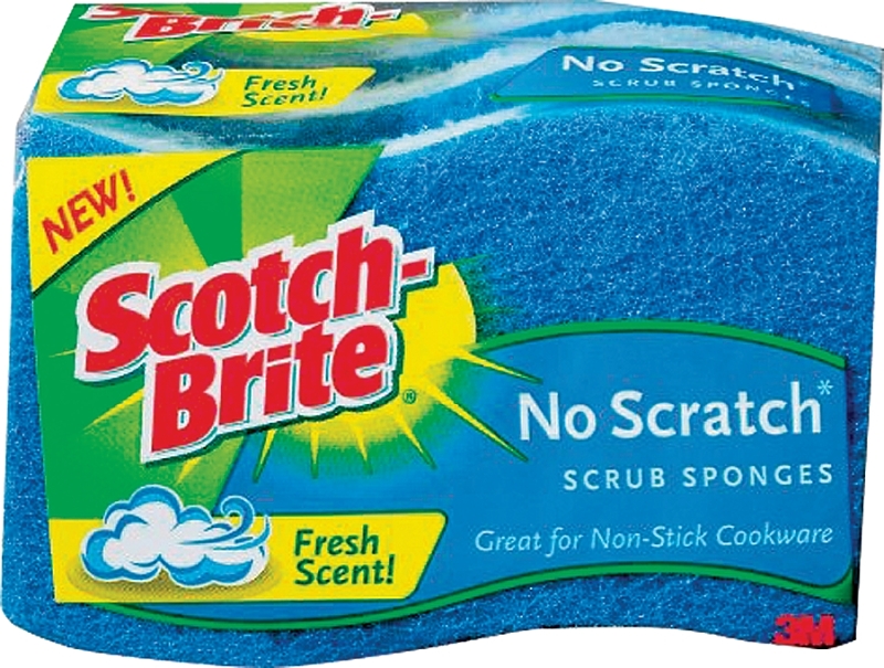 SPONGE SCRUB NO SCRATCH 3PK   