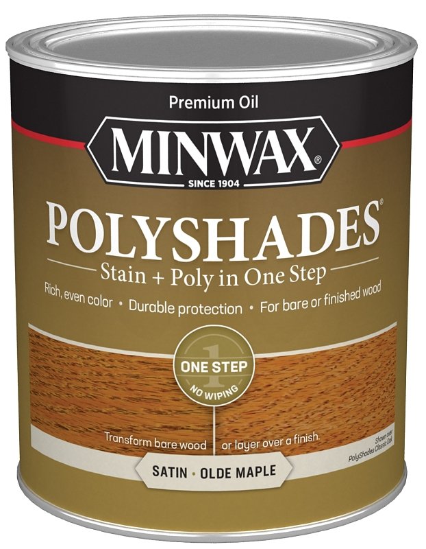 STAIN FINISH WD SAT OLD MPL QT