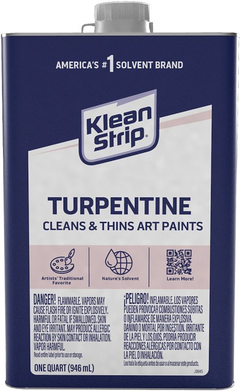 TURPENTINE PURE GUM SPIRITS QT