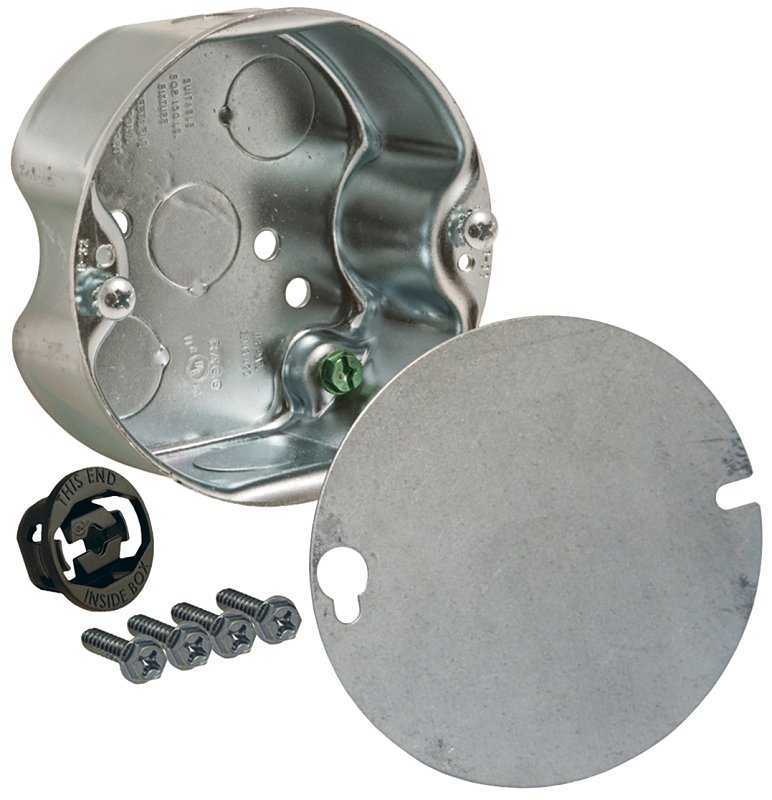 BOX FAN/LIGHT STL OCT NEW 15.5