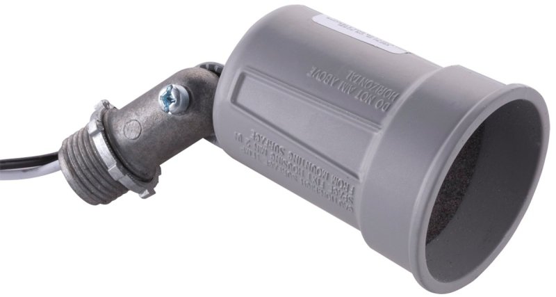 GRAY WTHRPRF LAMPHOLDER       