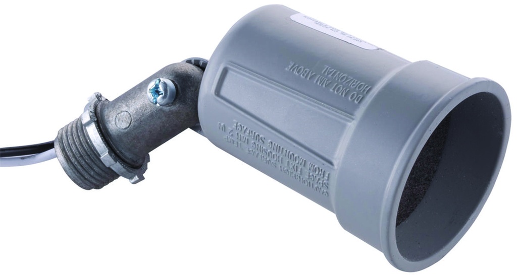 GRAY WTHRPRF LAMPHOLDER       