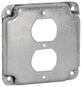 COVER BOX SQ STL DUP RECPT 4IN