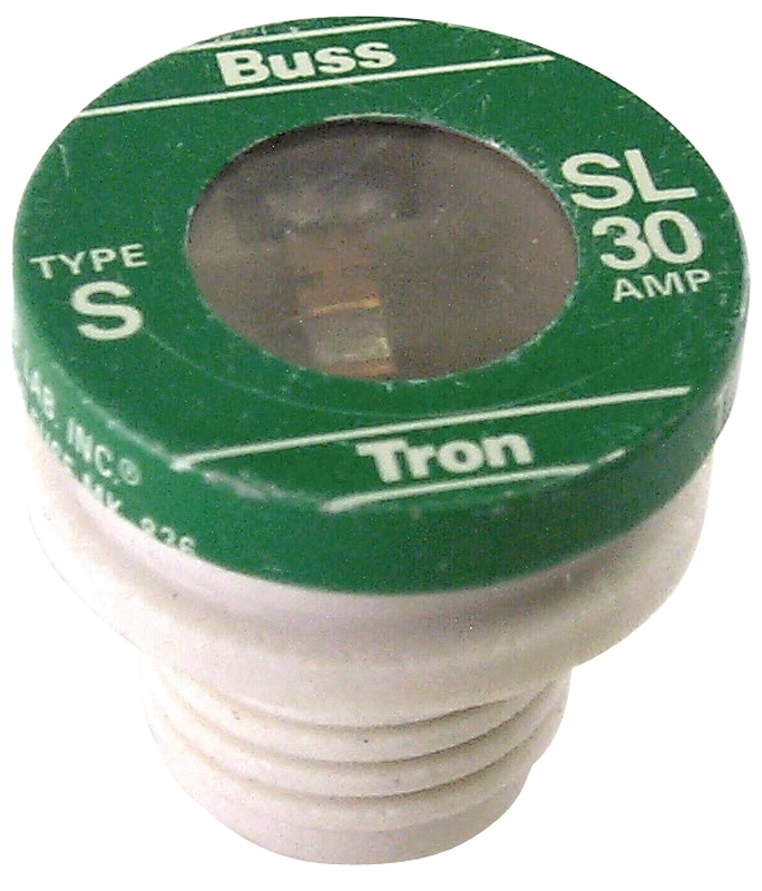 FUSE PLUG SL DLY REJECT BS 30A