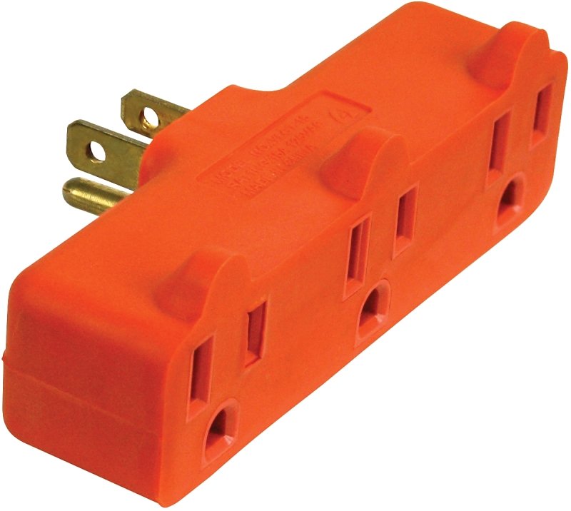 [7951486] TAP 3 OUTLET 2POLE/3WIRE ORG  