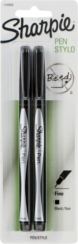 PEN FINE POINT TIP BLACK 0.3MM
