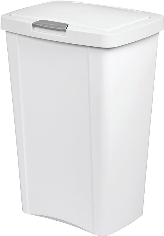 [7981657] WASTEBASKET TOUCHTOP WHT 13G  