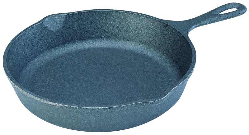 [6253660] SKILLET SEASND DBL LIP BLK 8IN