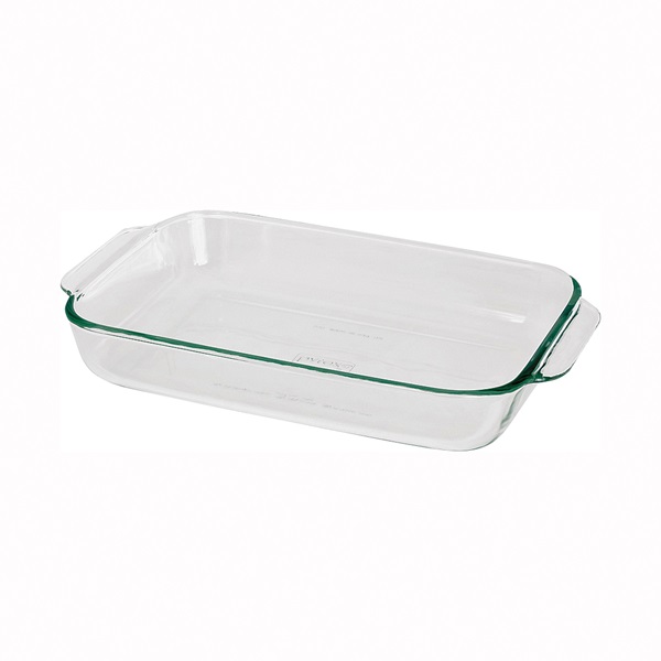 BAKE DISH GLASS RECTANGLE 3QT 