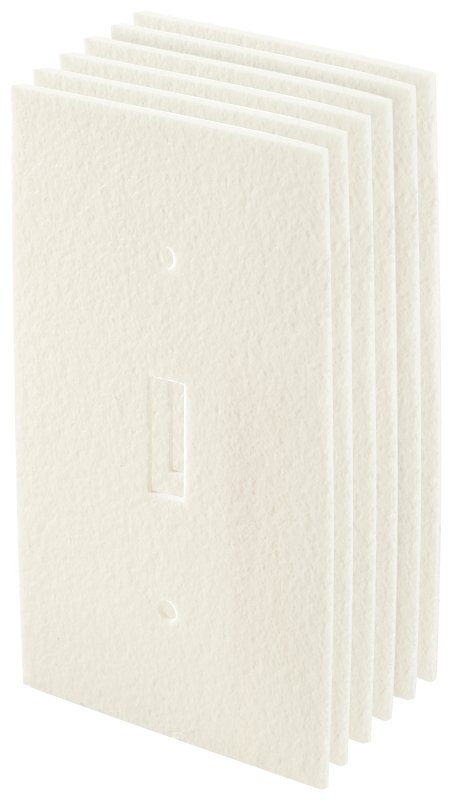 [3163615] SEALER SWITCH PLATE FOAM WHITE
