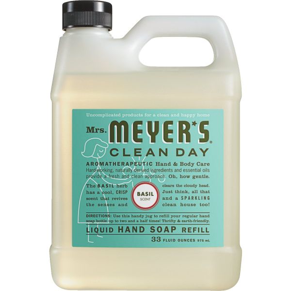 Hand Soap Refill Basil Scented 33 Ounce