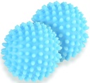 Wool Dryer Balls 2-Pack for Natural Fabric Softening