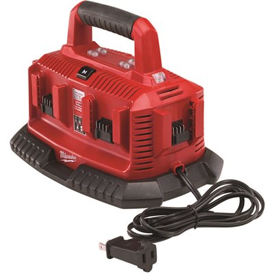 [267336] M18 18V 6-Bay Battery Charger for Power Tools