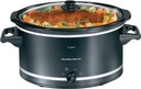 COOKER SLOW BLK/SIL 8QT       