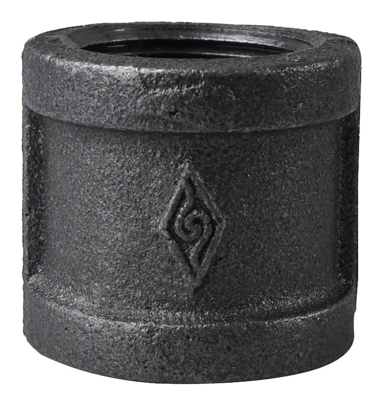 COUPLING BLACK MALLEABLE 1IN  