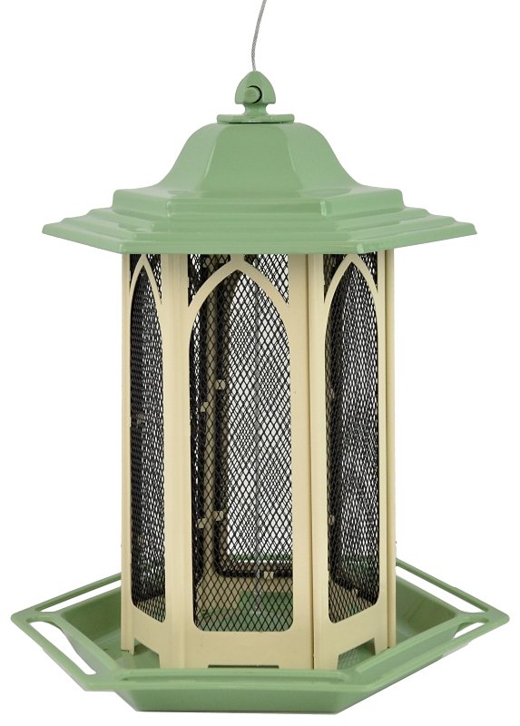[5409412] FEEDER BIRD GAZEBO MTL CHALET 