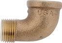ELBOW BRASS 90DEG ST IPT 1/8  
