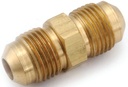 UNION FLARE BRASS 1/4X1/4     