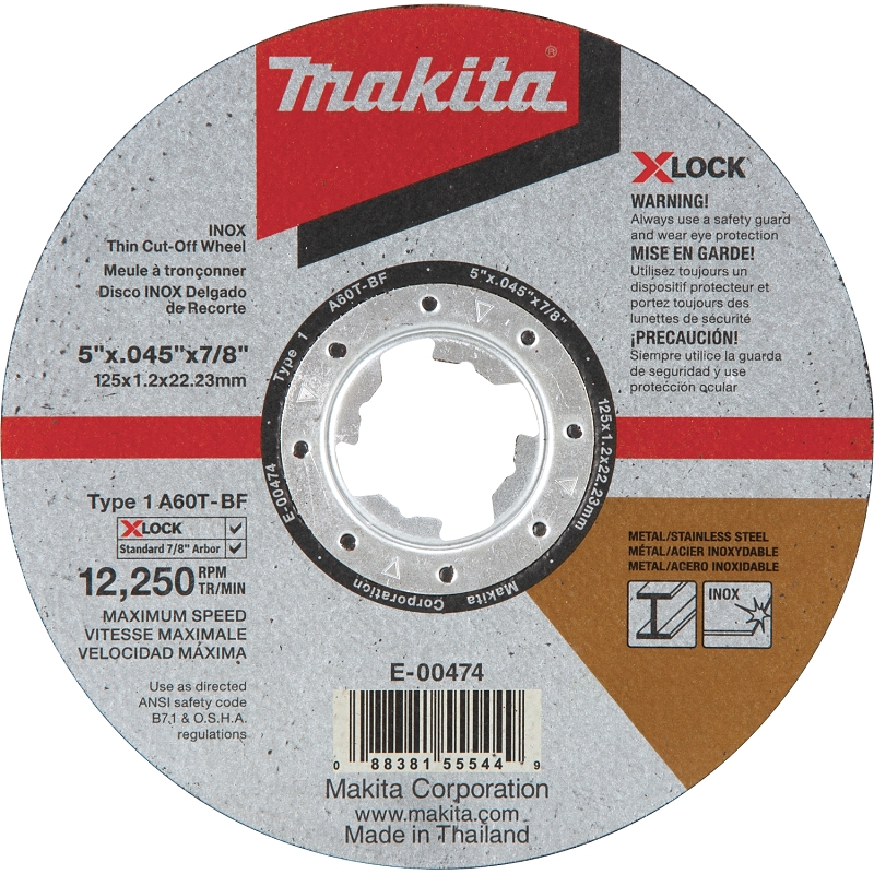 E-00474 WHEEL CUT-OFF 5X7/8IN 
