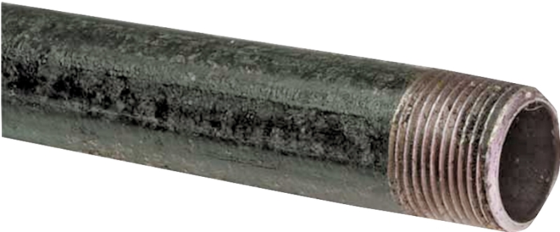 PIPE STEEL BLACK 3/8 IN X 10FT