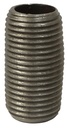 PIPE NIPPLE BLACK 1/4XCLOSE   