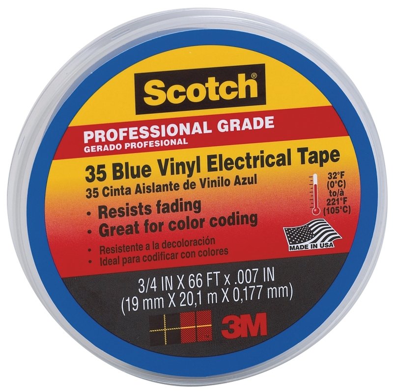 3/4 BLUE ELECTRICAL TAPE      