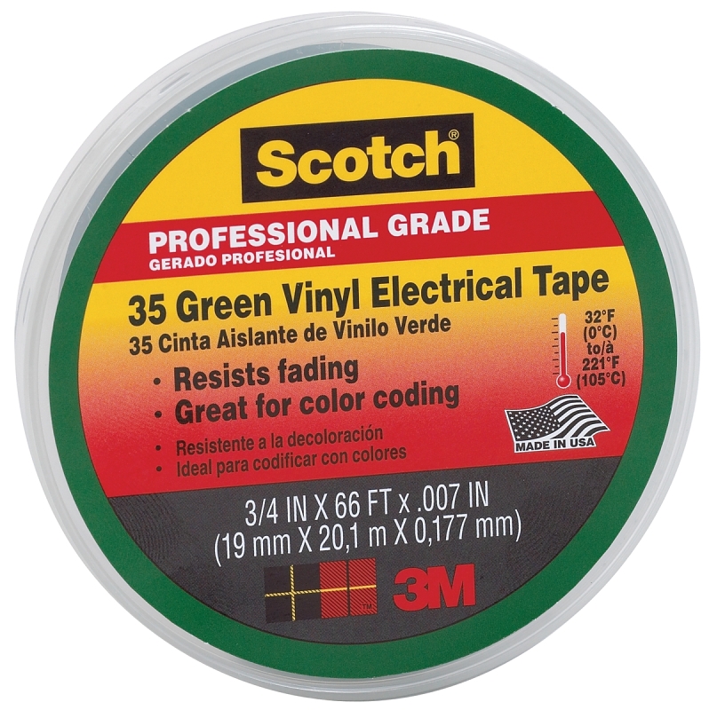 3/4 GRN ELECTRICAL TAPE       