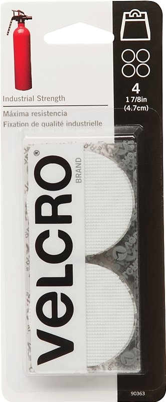 [3359213] FASTENER VELCRO COIN 1-7/8 WHT