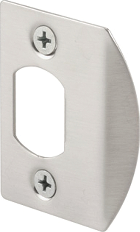 DOOR STRIKE PLATE SATIN NICKEL
