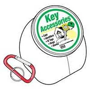 KEY RING C-CLIP ALUM 3-1/8IN  