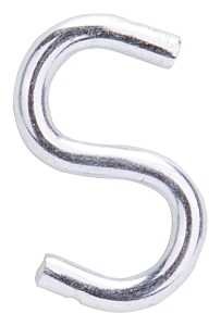 HOOK S STEEL 1IN BRIGHT ZINC  