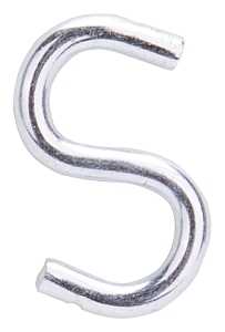 HOOK S STEEL 1IN BRIGHT ZINC  