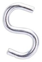 HOOK S STEEL 1IN BRIGHT ZINC  