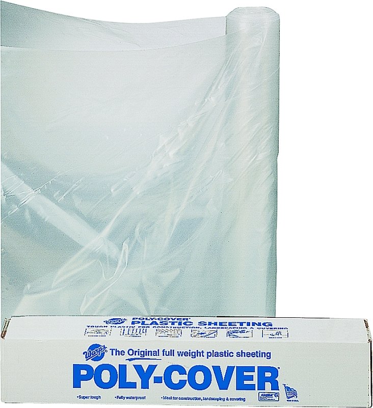 [4812558] POLY FILM 10X100FT 4MIL CLEAR 
