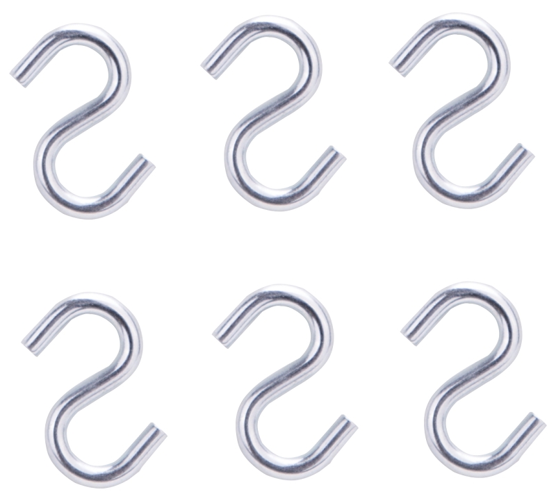 S-HOOK 3/4IN OPEN ZINC PLATE  