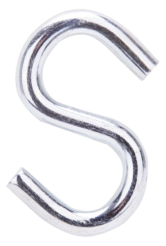 HOOK S STEEL 2-1/2IN BRIT ZINC