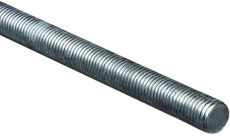 STEEL ROD THRD ZN YEL3/4-10X36