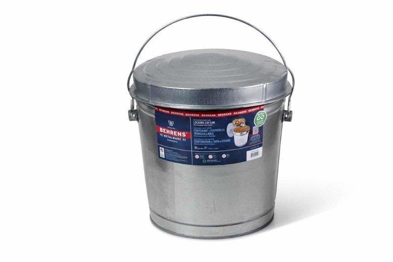 [6231500] 10GAL GALV METAL GARBAGE PAIL 