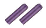 1.2mm Shift Cable End Tips - Purple (Pack)