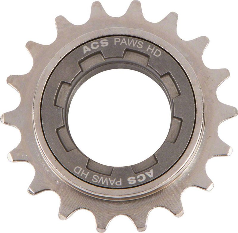 [106362] PAWS 4.1 STD-SIZE ChroMo FREEWHEEL 18t x 3/32" NICKEL