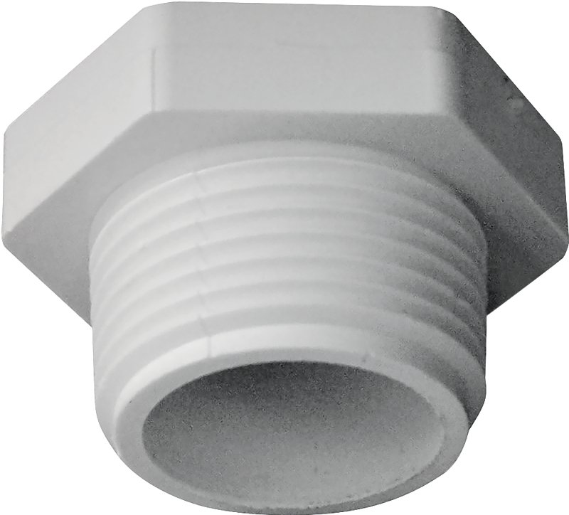 PLUG PVC MIP 1 IN             