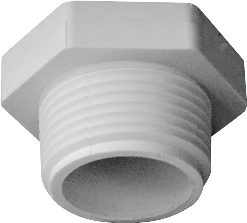 PLUG PVC MIP 1 IN             