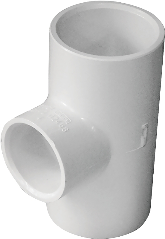 TEE PVC SLIP 1X1X3/4 IN       
