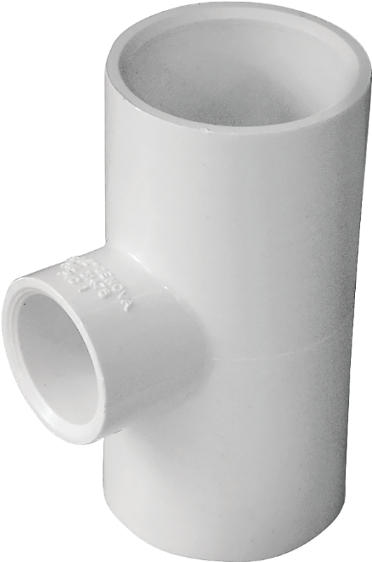 TEE PVC SLIP 1X1X1/2 IN       