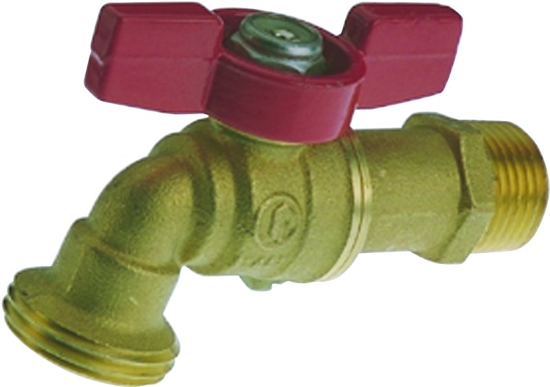 HOSE BIBB 1/2 BRASS BALL VALVE