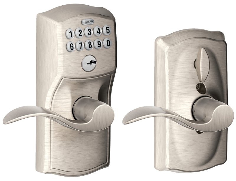 [5556527] ELECTRONIC ENTRY LEVER S NICKL