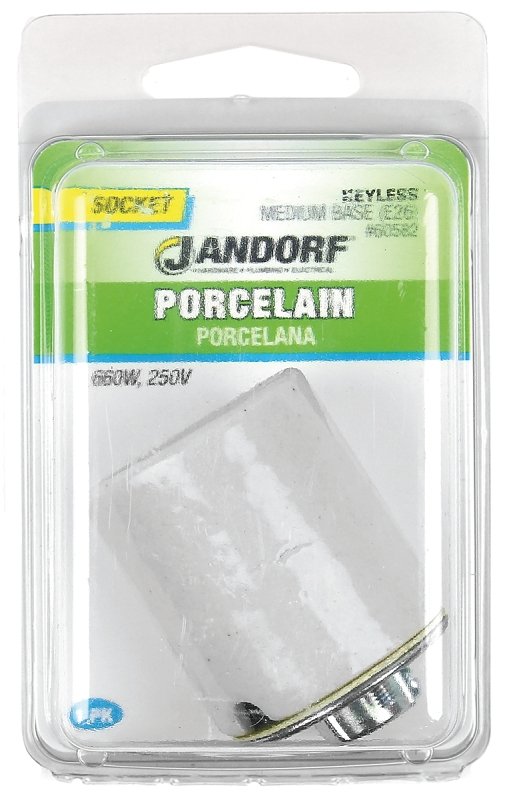 SOCKET PORCELAIN KEYLESS      