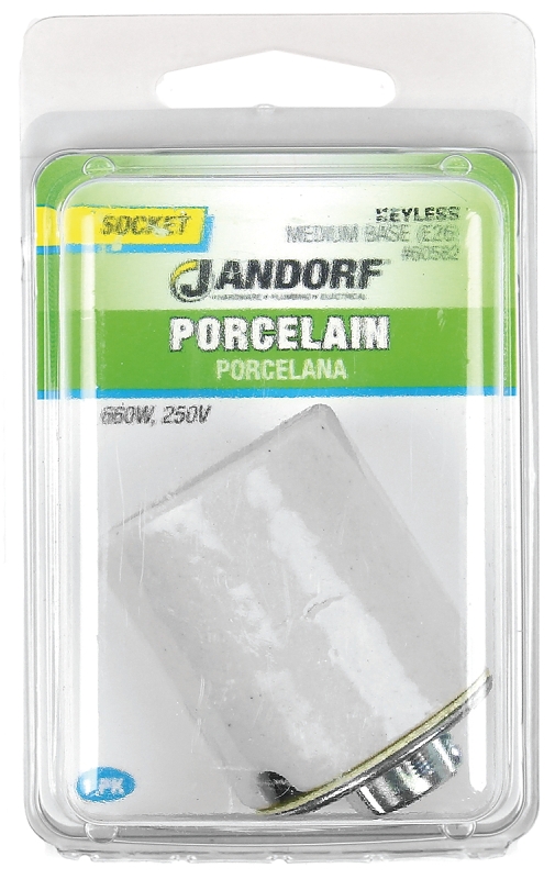 SOCKET PORCELAIN KEYLESS      