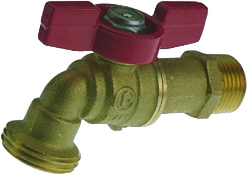 HOSE BIBB 3/4 BRASS BALL VALVE