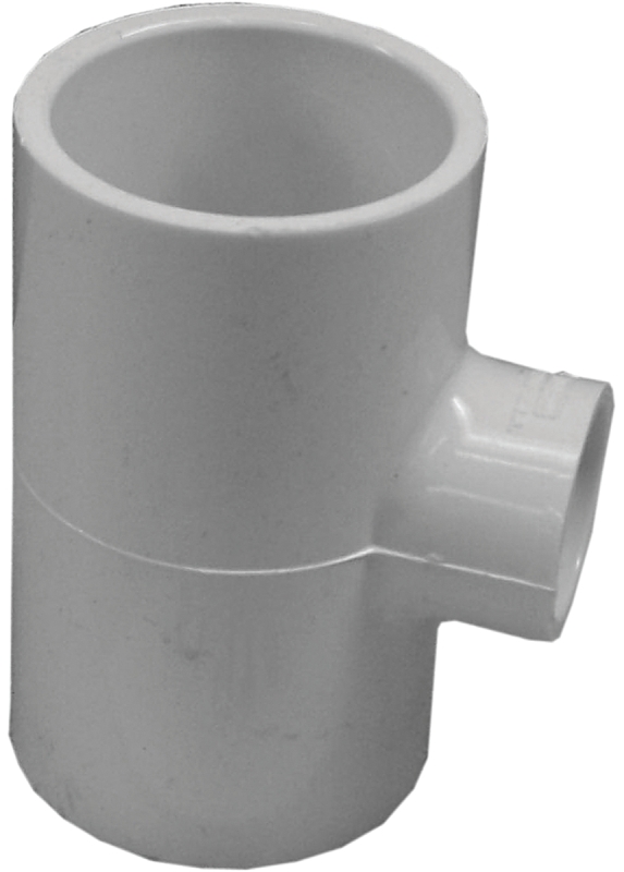TEE PVC SLIP 1-1/2X1-1/2X1    